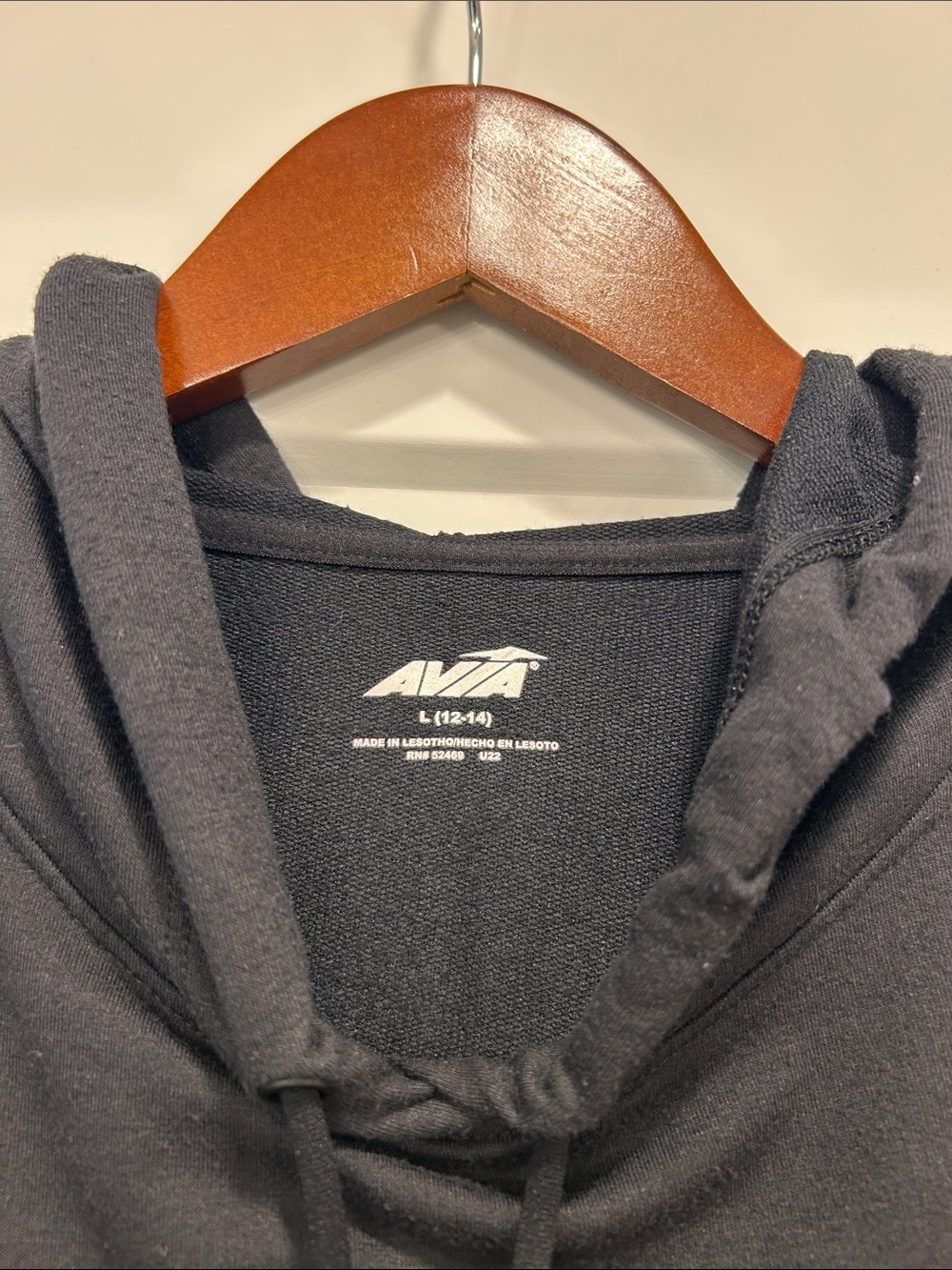 Cozy Black Hooded Pullover - Picture 3 of 8
